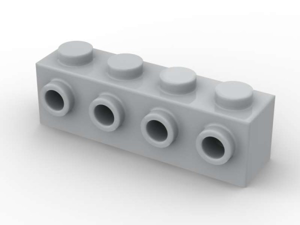 Brick, Modified 1 x 4 with Studs on Side - 30 Stk BrickBag - light bluish grey