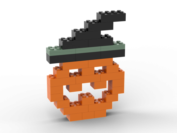 Q-Bricks Halloween Kürbis Set