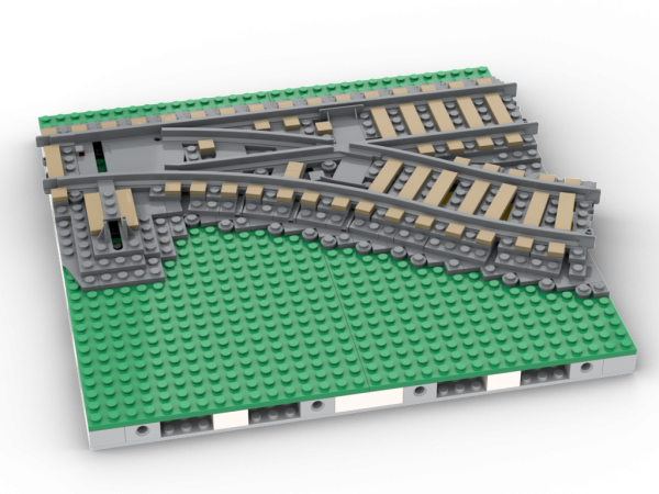 MILS Plate MODUL Standard Weiche rechts