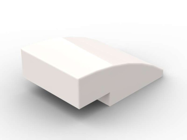 Slope, Curved 3 x 2 - BrickBag 50 Stk - white