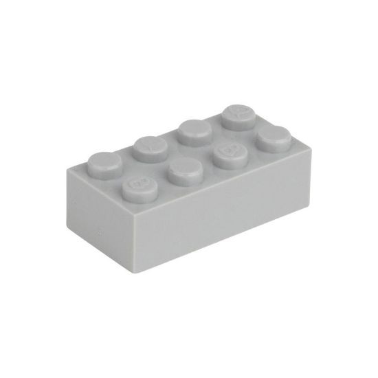 Q-Bricks Normalbaustein Brick 2x4 - Farbauswahl - 50 Stk