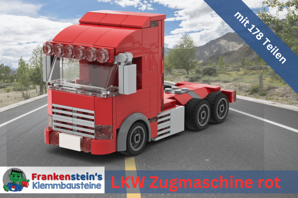 Frankensteins LKW Zugmaschine rot