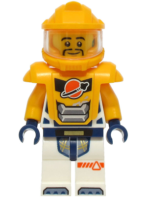 LEGO Minifigur Astronaut - Male, White Spacesuit