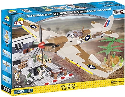 Cobi 5546 - Supermarine Spitfire Mk.IX - Maintenance Hangar