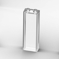 Brick 2x5 - transclear - BrickBag mit 25 Stk Brick 2x5 - transclear - BrickBag mit 25 Stk