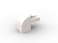 Brick with Arch 1X1X1 1/3 X 100 - BrickBag 100 Stk - white Brick with Arch 1X1X1 1/3 X 100 - BrickBag 100 Stk - white