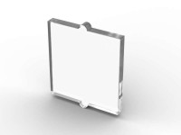 Glass for Window 1 x 2 x 2 Flat Front - BrickBag 100 Stk - transclear Glass for Window 1 x 2 x 2 Flat Front - BrickBag 100 Stk - transclear