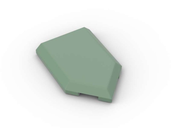 Tile, Modified 2 x 3 Pentagonal, sandgreen - 50 Stk