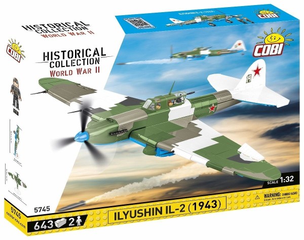 COBI Historical Collection 5745 - Ilyushin II 02 Shturmovik