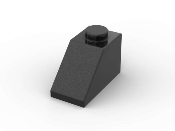 Slope 45 - 2x1 - BrickBag mit 100 Stk - black
