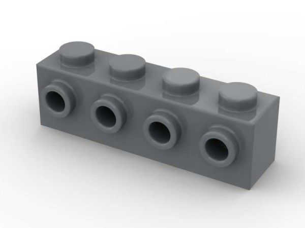 Brick, Modified 1 x 4 with Studs on Side - 30 Stk BrickBag - dark bluish grey