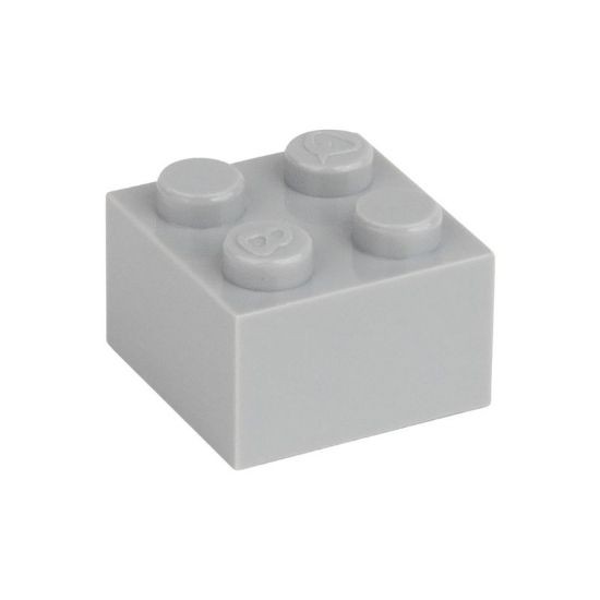 Q-Bricks Normalbaustein Brick 2x2 - Farbauswahl - 50 Stk