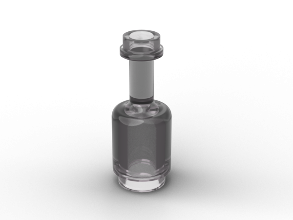 10 Stk - Flaschen - Bottle - transblack