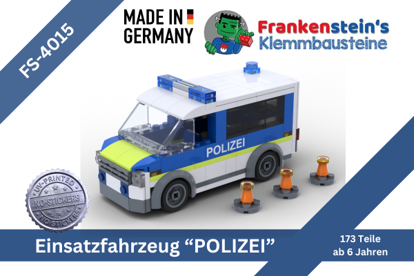 Frankensteins Einsatzfahrzeug POLIZEI - 173 Teile