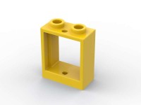 Window 1 x 2 x 2 Flat Front - BrickBag 50 Stk - yellow Window 1 x 2 x 2 Flat Front - BrickBag 50 Stk - yellow