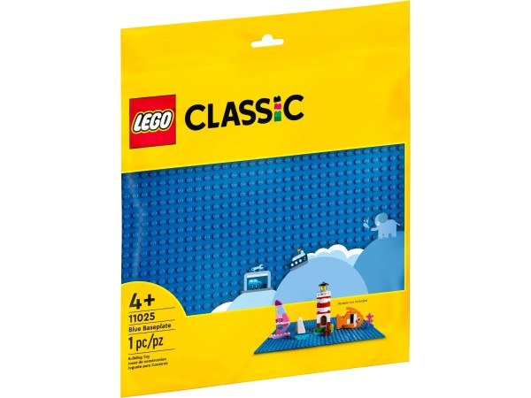 LEGO Grundplatte – 32x32 Noppen - blau - 11025