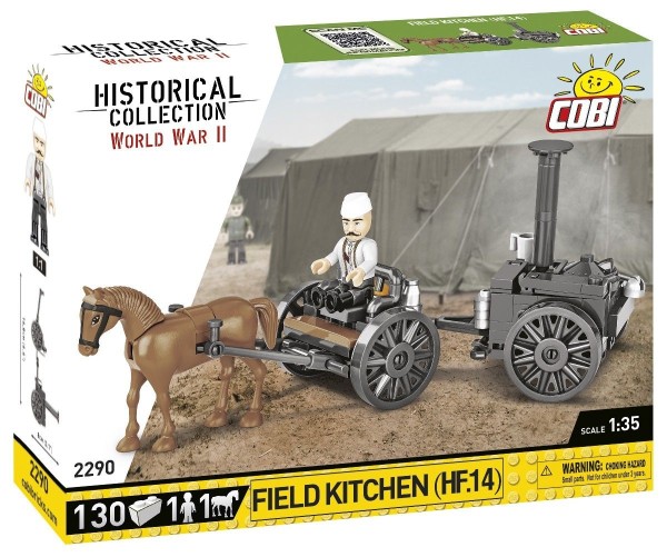 COBI Historical Collection 2290 - Field Kitchen (HF.14) 130 Bauteile