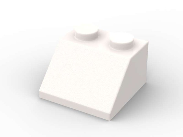 Slope 45 - 2x2 - BrickBag mit 50 Stk - weiß