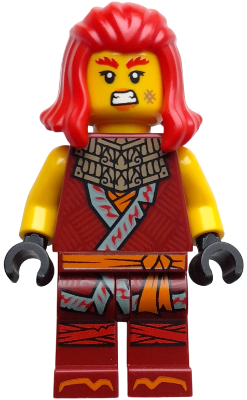 LEGO Minifigur Wyldfyre - Dark Red Tunic