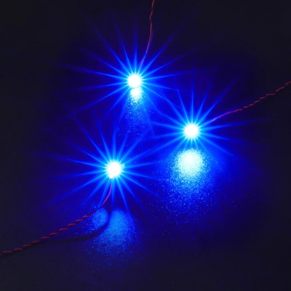Briksmax blaue LED Dot-Lights 30cm (3er Pack)