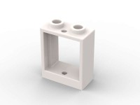 Window 1 x 2 x 2 Flat Front - BrickBag 50 Stk - white Window 1 x 2 x 2 Flat Front - BrickBag 50 Stk - white