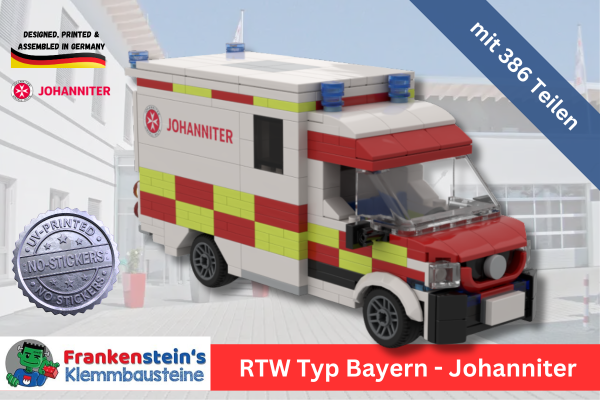 Frankensteins Bayern RTW - Johanniter Design - Set mit 386