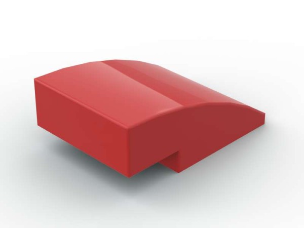 Slope, Curved 3 x 2 - BrickBag 50 Stk - red