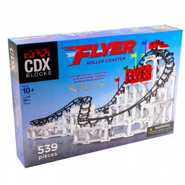 CDX Roller Coasters 2 "Flyer" - Achterbahn aus Noppensteinen
