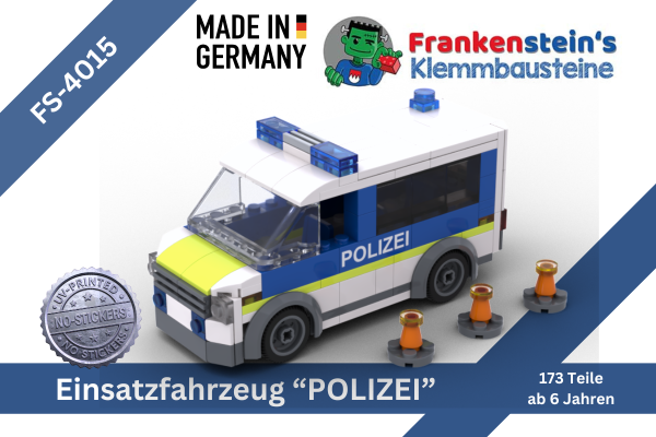 Frankensteins Einsatzfahrzeug POLIZEI - 173 Teile