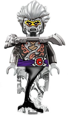 LEGO Minifigur Cinder - Pearl Dark Gray Ghost