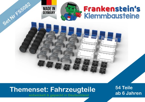 Themenset Fahrzeugteile - 54 Teilig