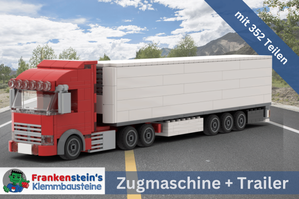 Frankensteins LKW Zugmaschine und Trailer Bundle