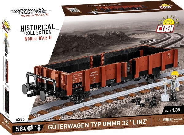 COBI Historical Collection 6285 - Güterwagen Typ OMMR 32 LINZ