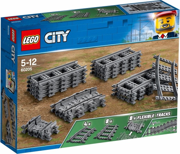 LEGO® City Eisenbahn 60205 Schienen