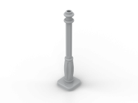 Support 2 x 2 x 7 Lamp Post - light bluish grey - 2039 Support 2 x 2 x 7 Lamp Post - light bluish grey - 2039