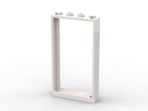 Fenster- bzw Tür-Rahmen 1x4x6 - BrickBag mit 25 Stk - withe