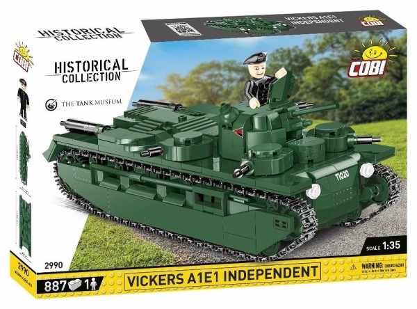 COBI Historical Collection 2990 - Vickers A1E1 Independent Panzer