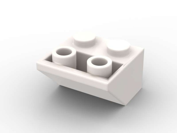 Slope 45 Inverted - 2x2 - BrickBag mit 50 Stk - weiß