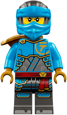 LEGO Minifigur Ninjago Dragons Rising, Head Wrap, Shoulder Pad