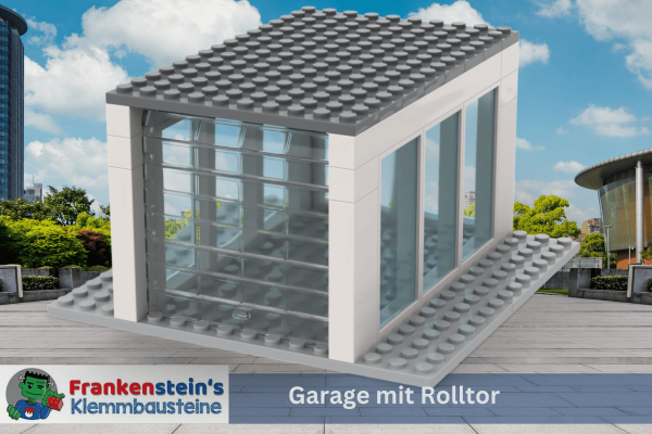 Frankensteins - einfache Garage mit Rolltor - 46 teilig