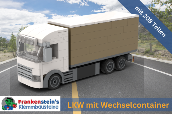 Frankensteins LKW mit Wechselcontainer