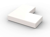 Tile 2 x 2 Corner - BrickBag 100 Stk - white Tile 2 x 2 Corner - BrickBag 100 Stk - white