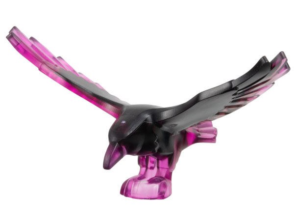 LEGO Minifigur Bird, Raven with Spread Wings