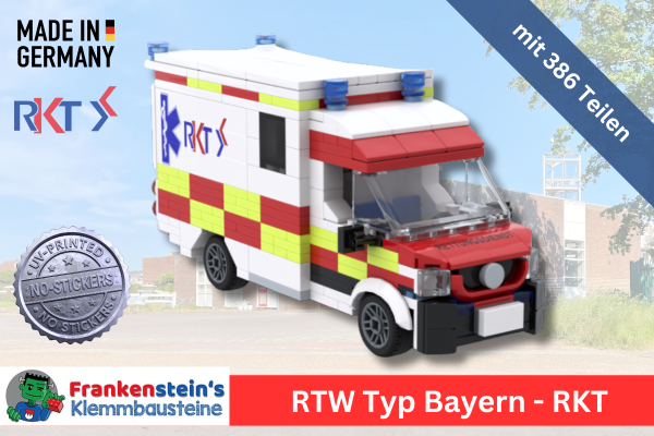 Frankensteins Bayern RTW - Design RKT - Set mit 386 Teilen