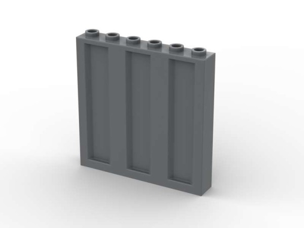 Container Panel 1 x 6 x 5 - dark bluish grey - 23405