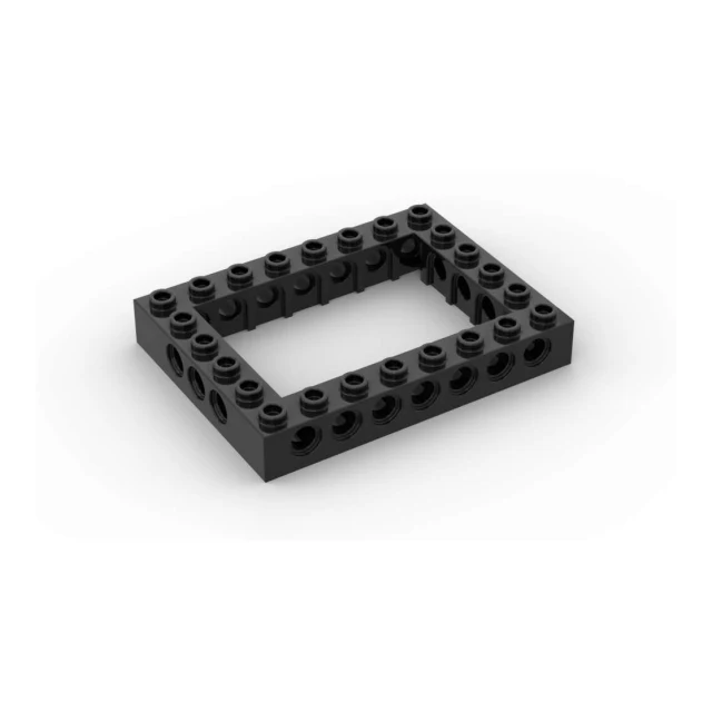 Technic Brick 6 x 8 - BrickBag mit 10 Stk - black