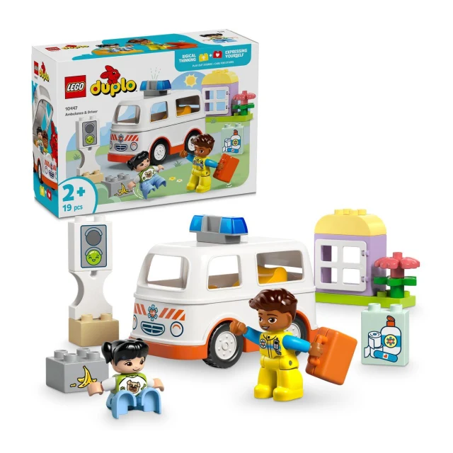 LEGO duplo Rettungswagen mit Fahrer