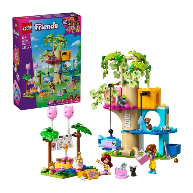 LEGO Friends Katzengeburtstagsparty & Baumhaus