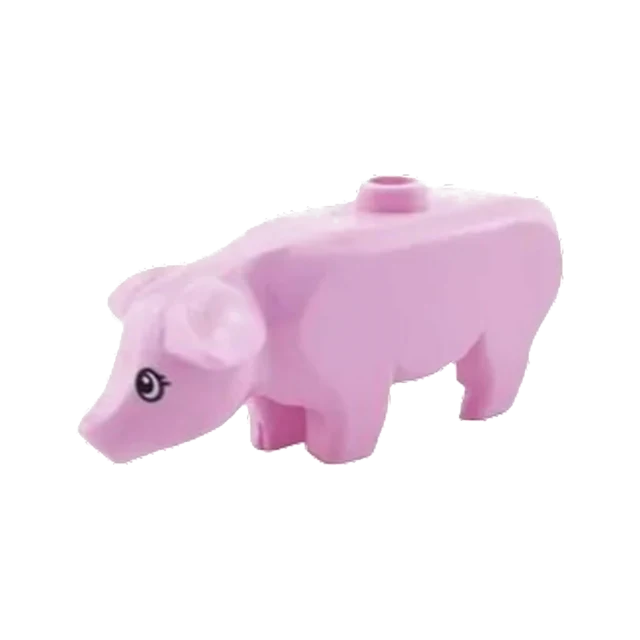 Klemmbaustein Schwein Rosalie