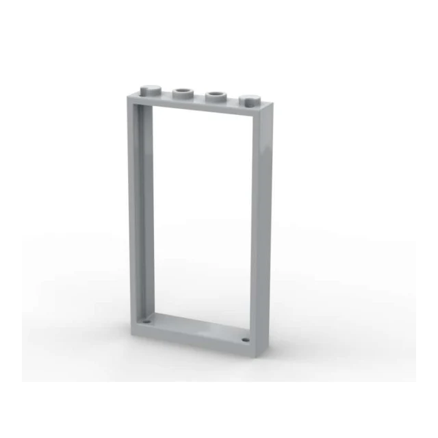 Fenster- bzw Tür-Rahmen 1x4x6 - BrickBag mit 25 Stk - light bluish grey
